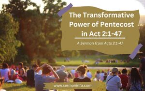 The Transformative Power of Pentecost in Acts 2:1-47